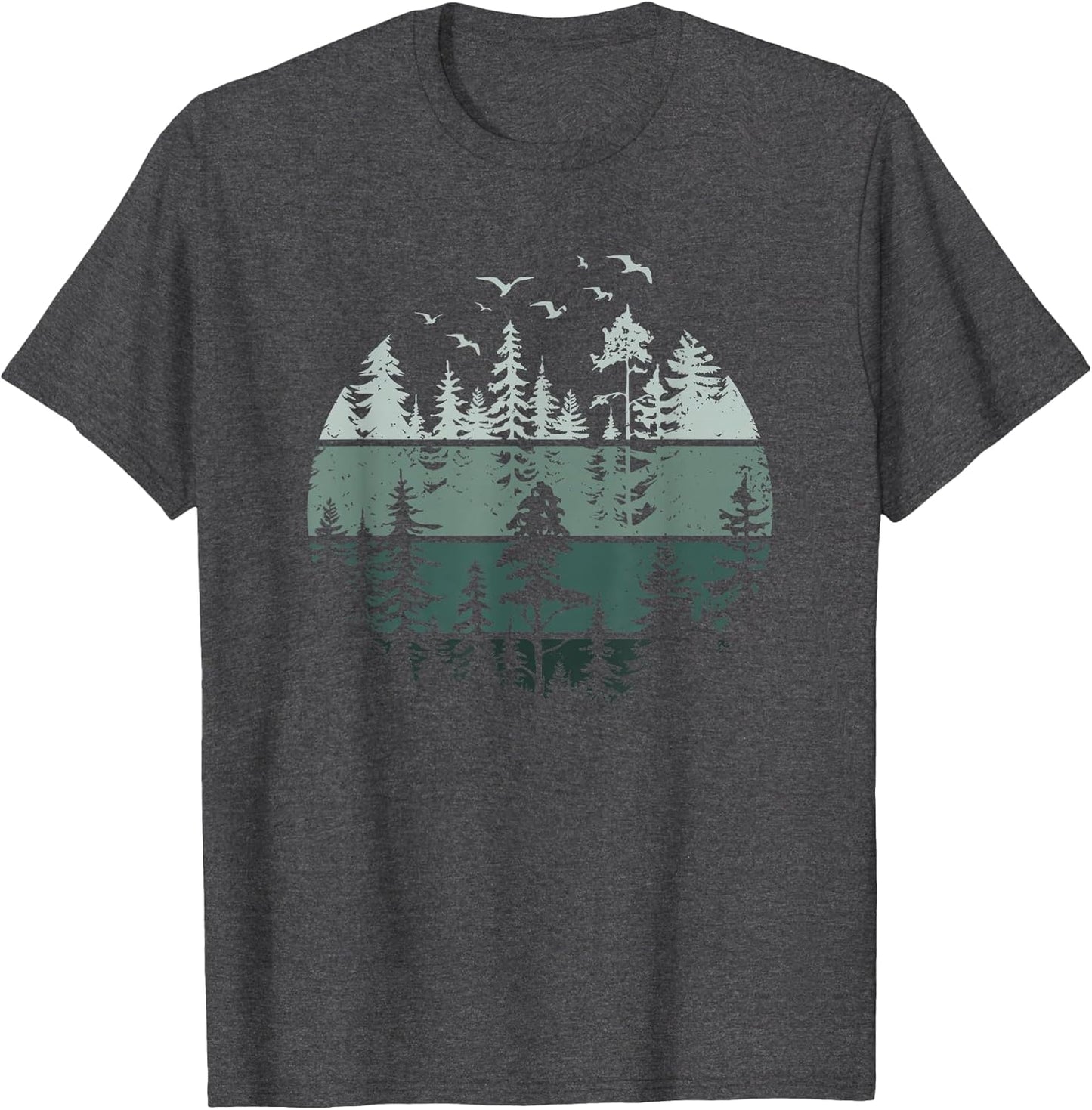 Vintage Forest Trees Wildlife Nature