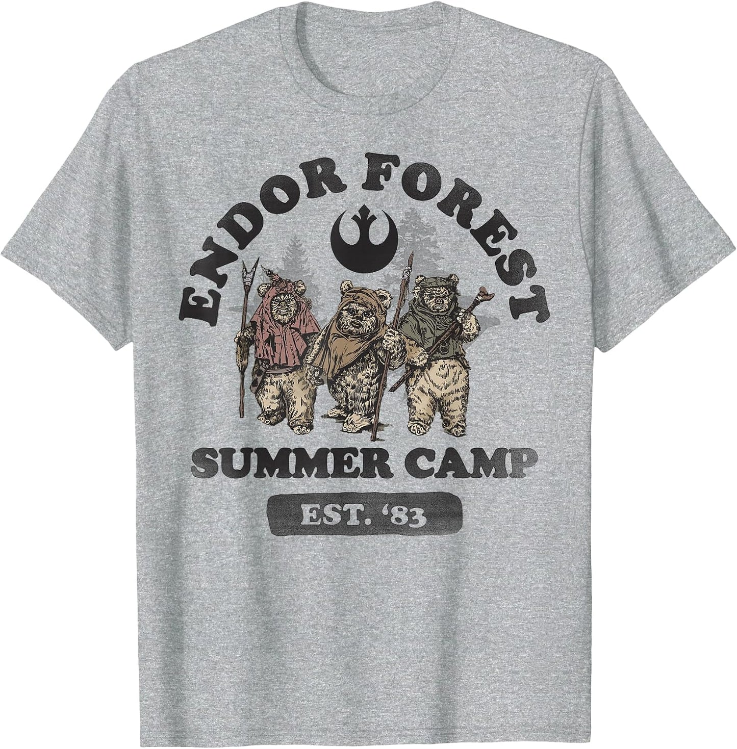 Star Wars Endor Forest Summer Camp Graphic Z1