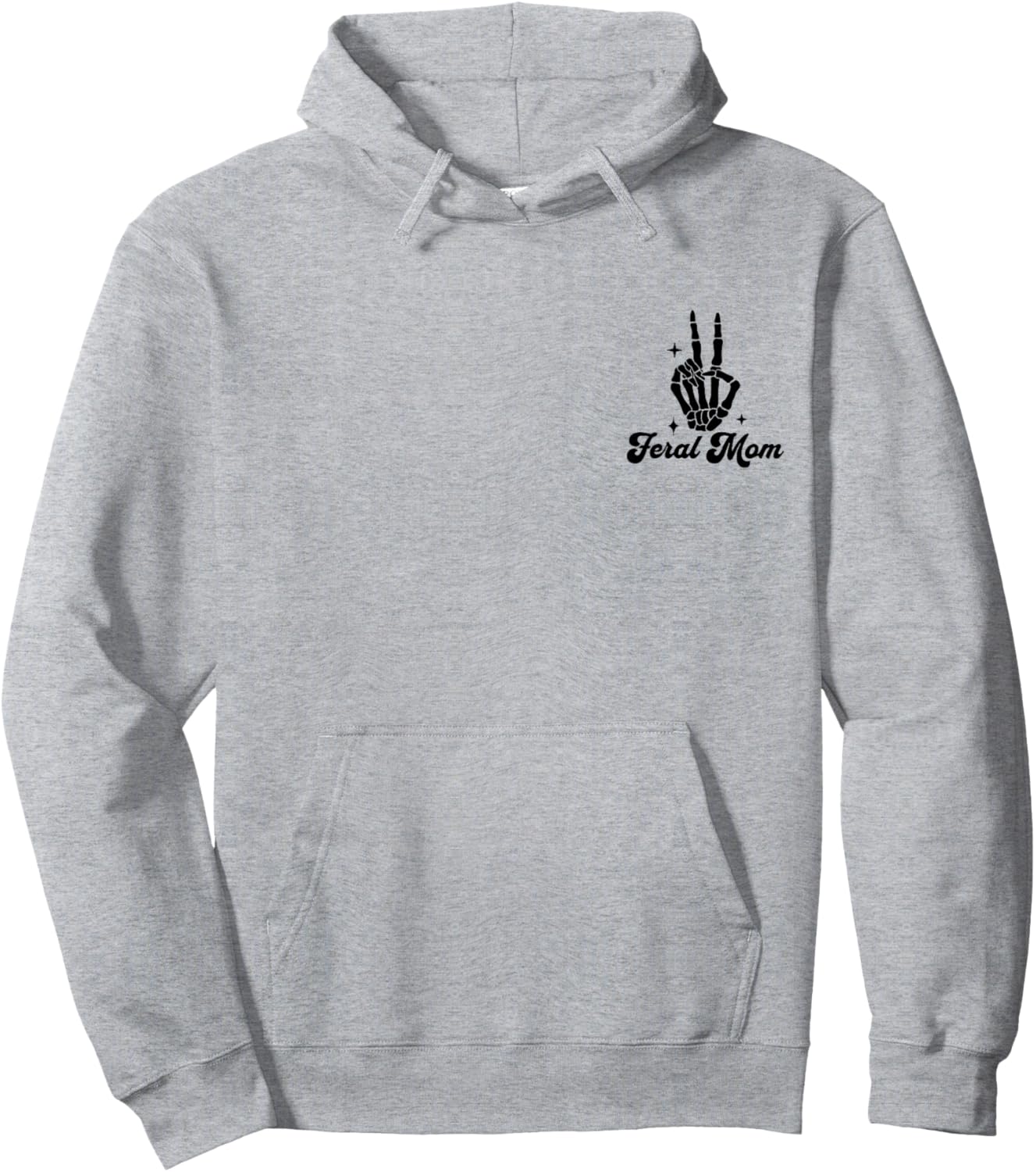 Feral Moms Club Hoodie - Hoodie | Ash