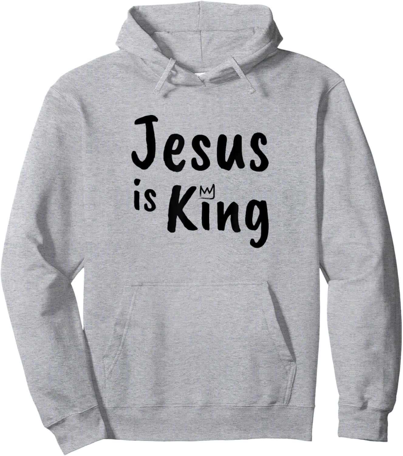 Christianity Faith Jesus Is King Christian Hoodie - Hoodie | Ash