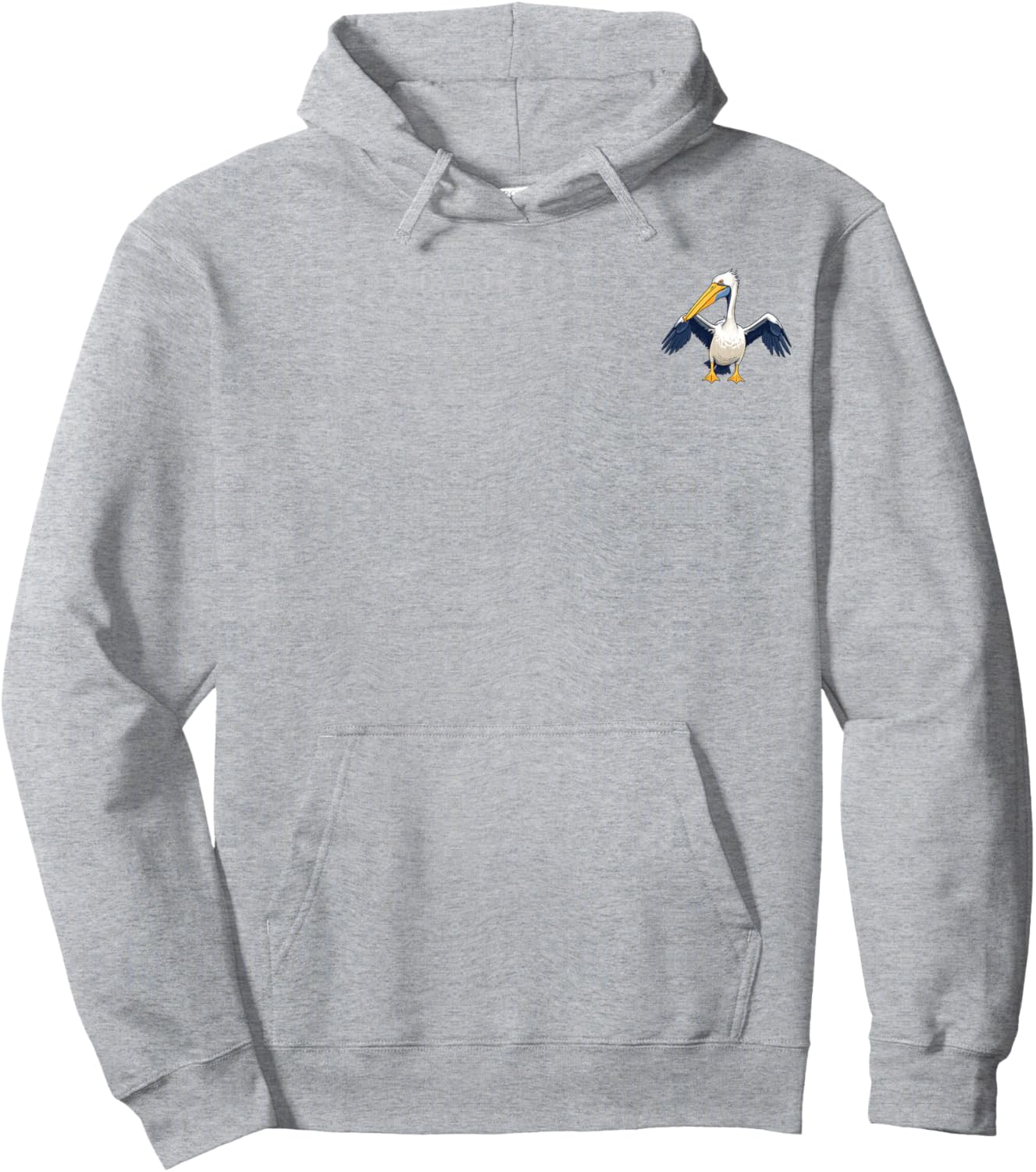 Pelican Pocket for Bird Lovers Hoodie - Hoodie | Ash