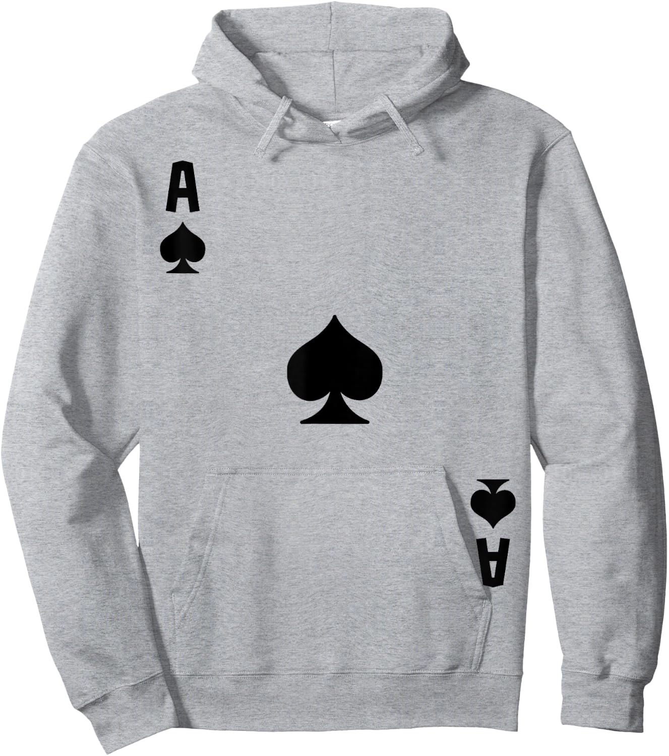 Ace of Spades Cards Deck Halloween Costume Hoodie - Hoodie | Ash
