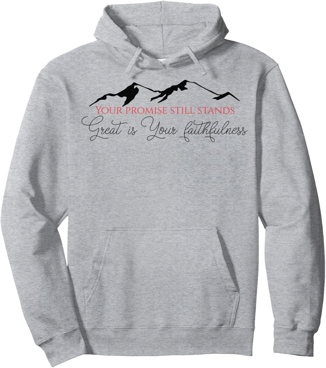 Great is Your Faithfulness! Hoodie - Hoodie | Ash