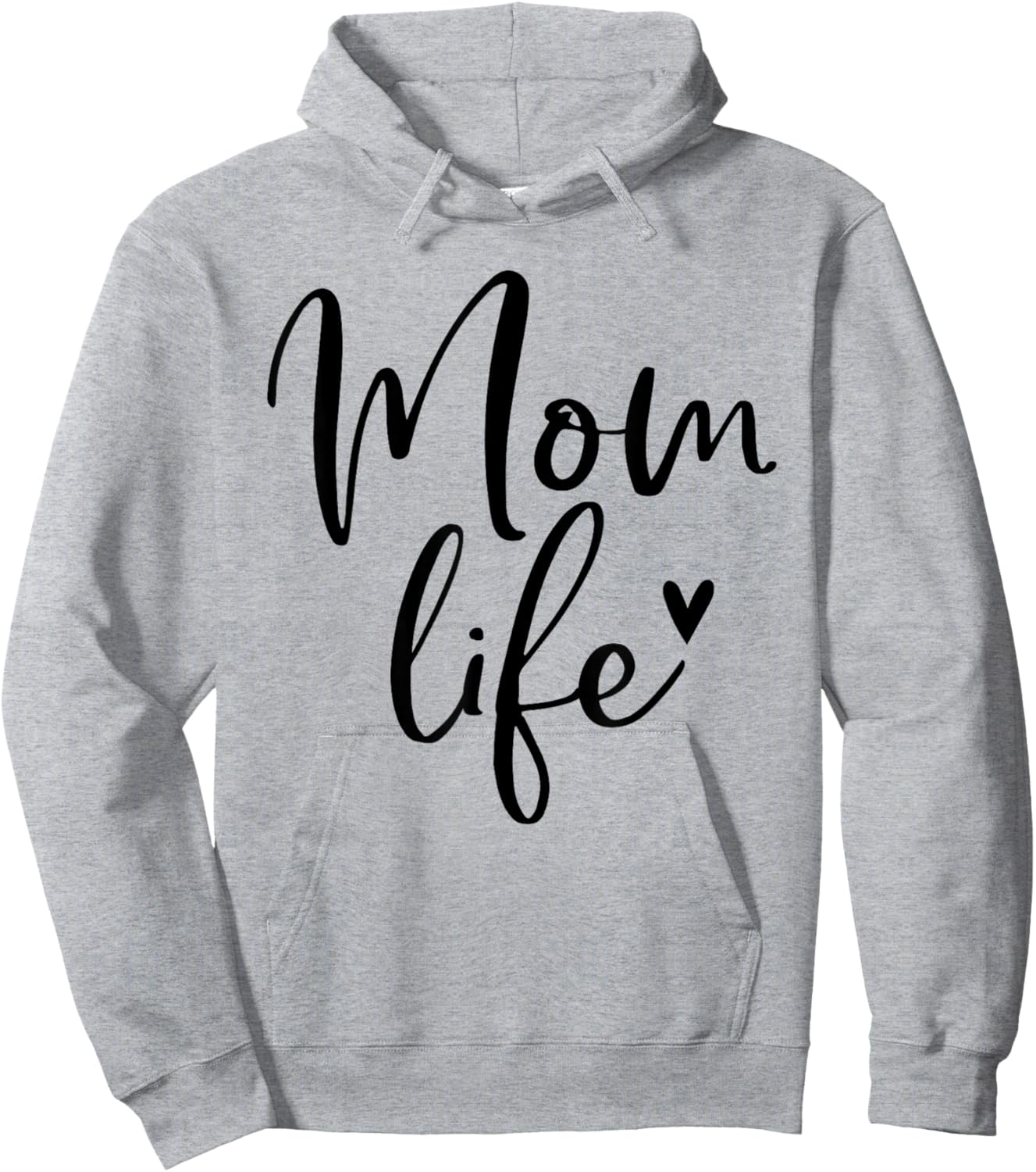 Mom Life Gifts Mom Life Heart Mama Hoodie - Hoodie | Ash