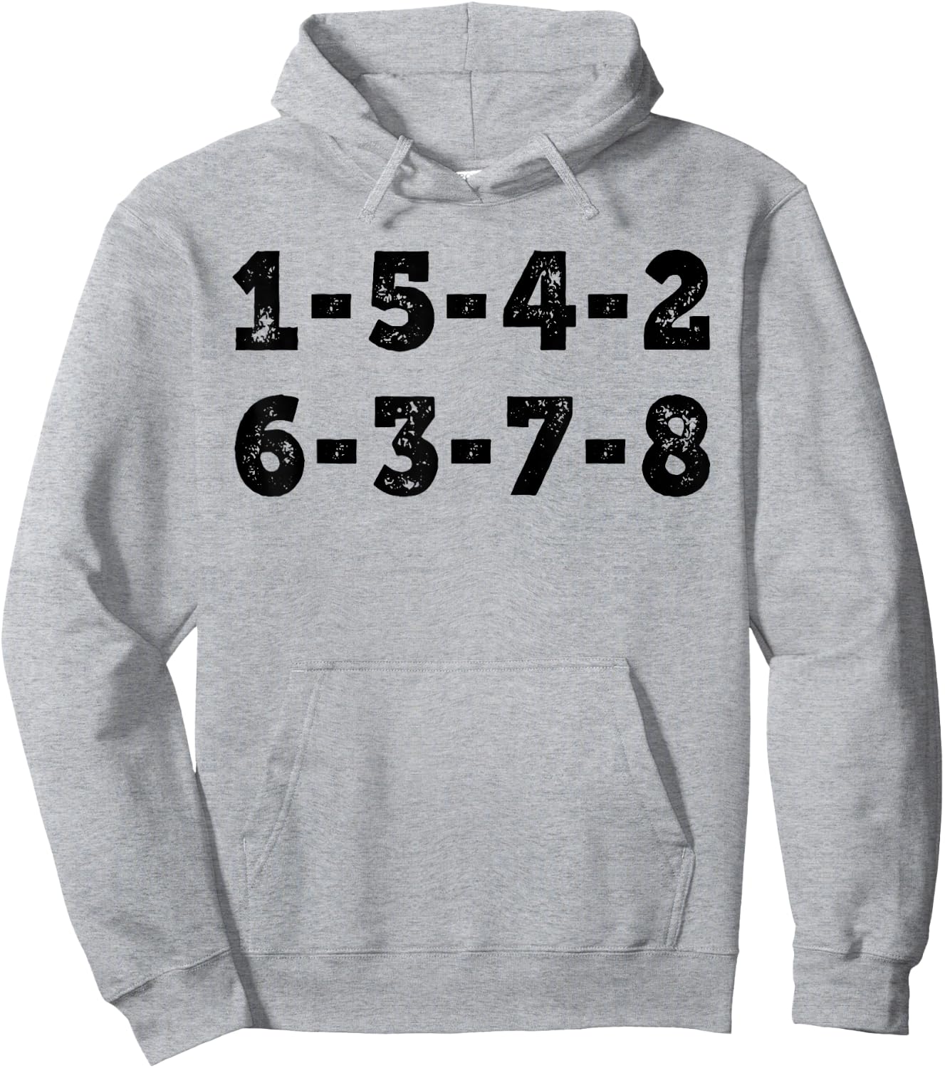 1 5 4 2 6 3 7 8 Engine Strokes diagram Hoodie - Hoodie | Ash