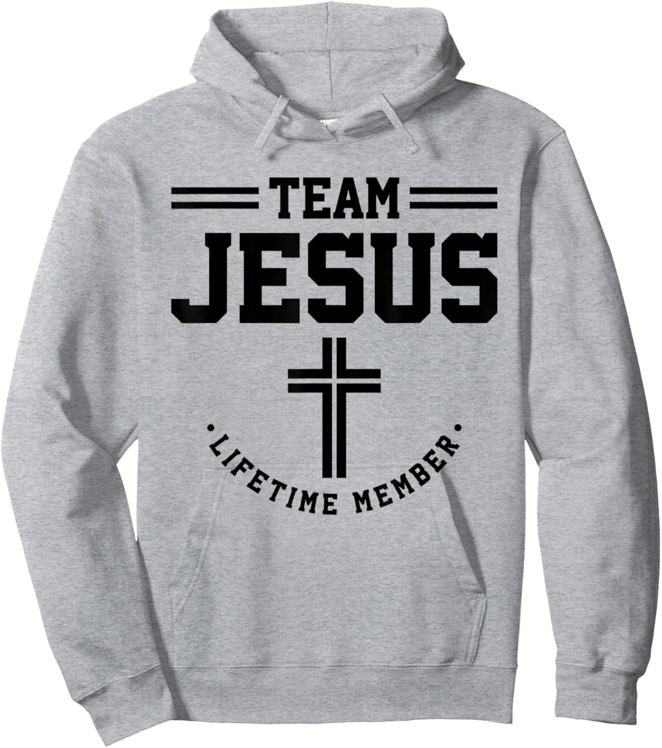 Christian - Team Jesus 03 Faith Hope Love Hoodie - Hoodie | Ash