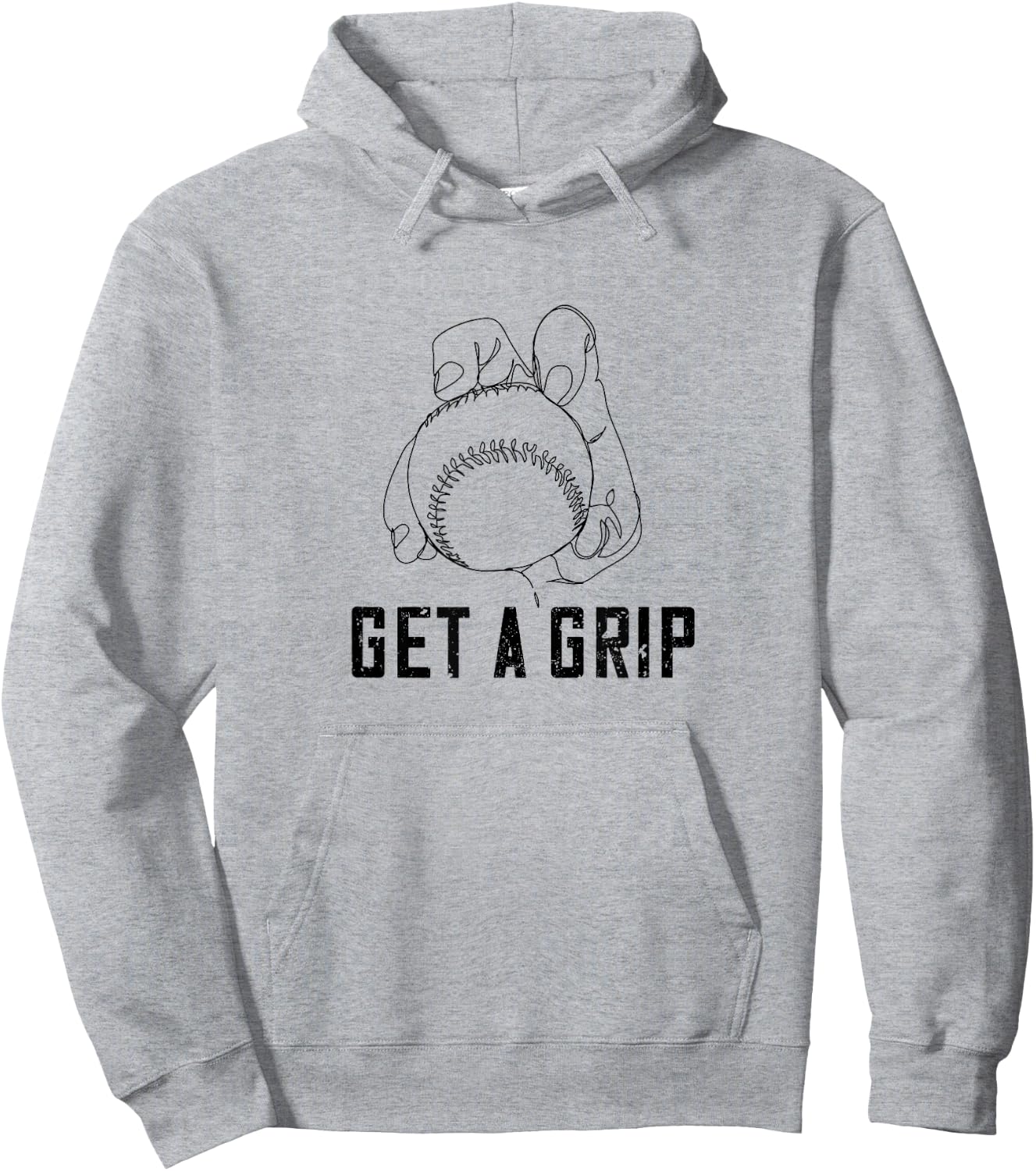 Funny Baseball Pitcher Knuckleball Pitching Hoodie - Hoodie | Ash