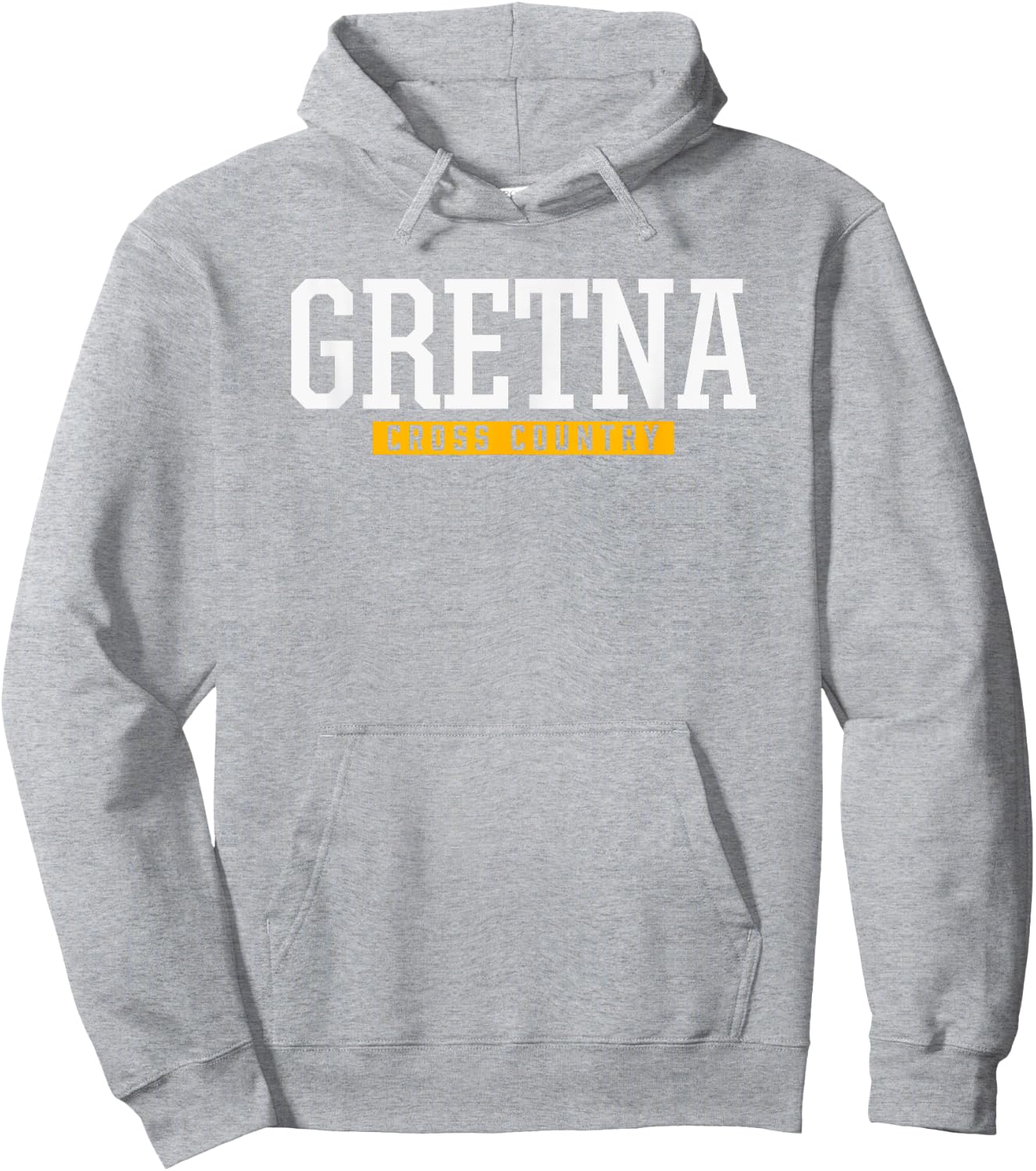 Gretna High School Cross Country Hoodie - Hoodie | Ash
