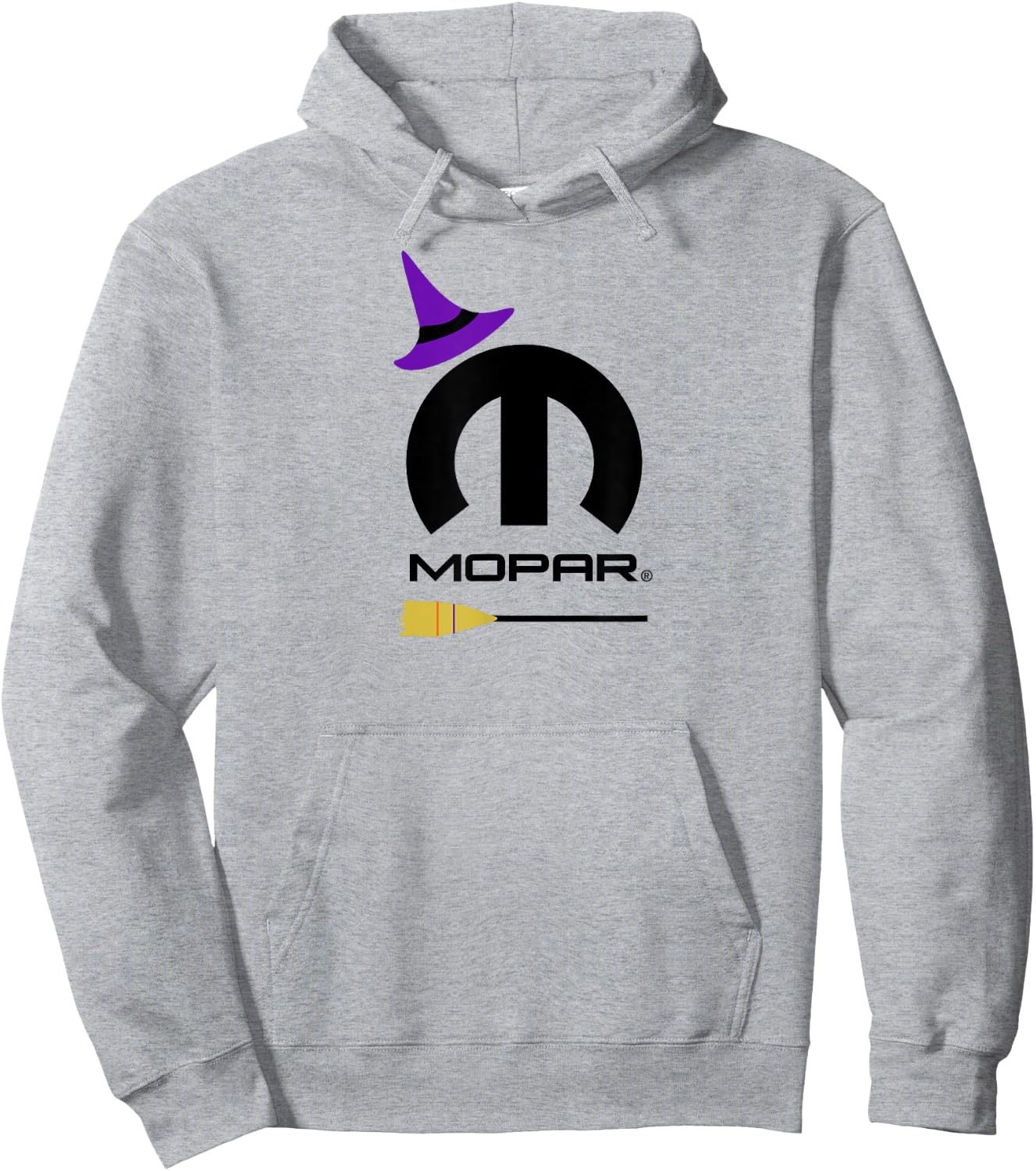 Mopar Witch Logo Hoodie - Hoodie | Ash