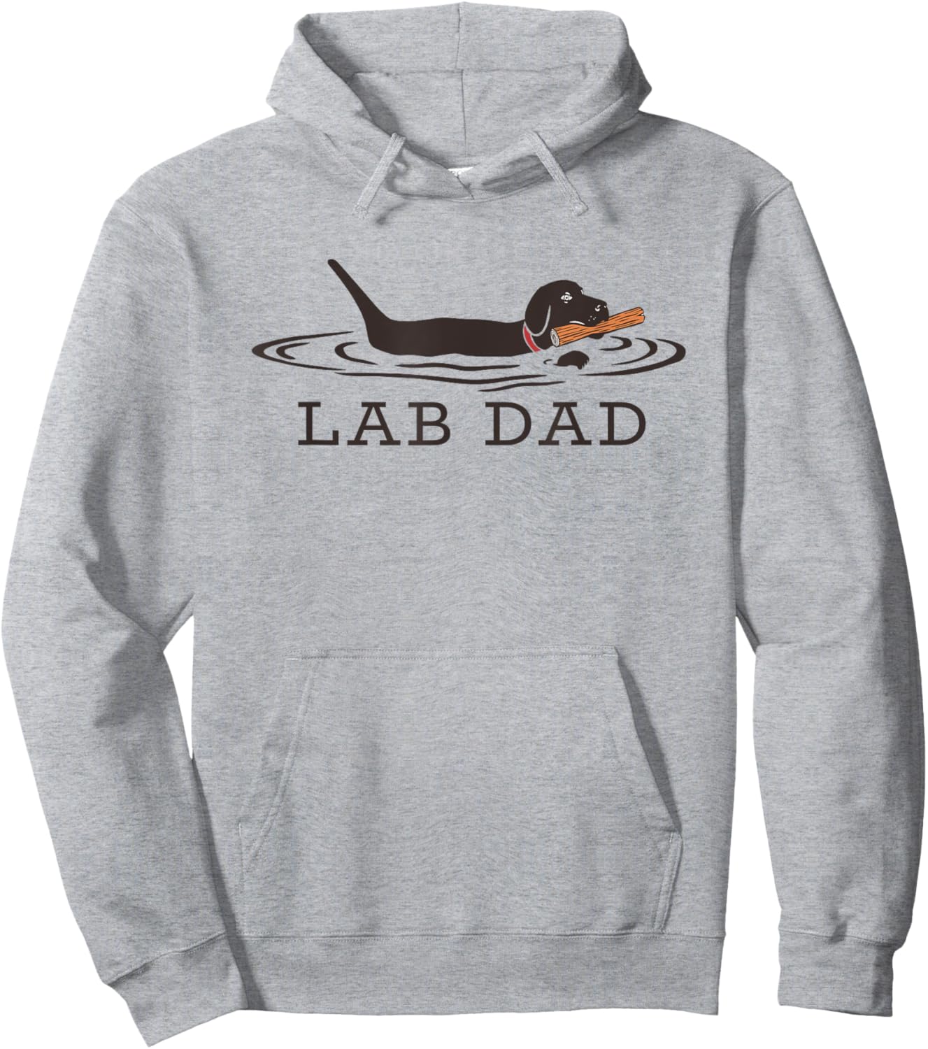 Lab Dad Labrador Retriever Dog Owner Father Hoodie - Hoodie | Ash