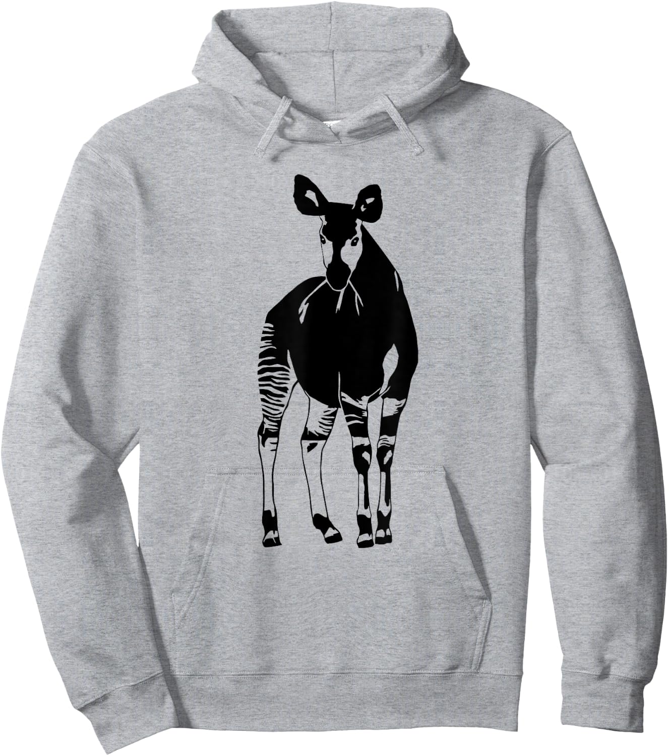 Funny Okapi Hoodie - Hoodie | Ash