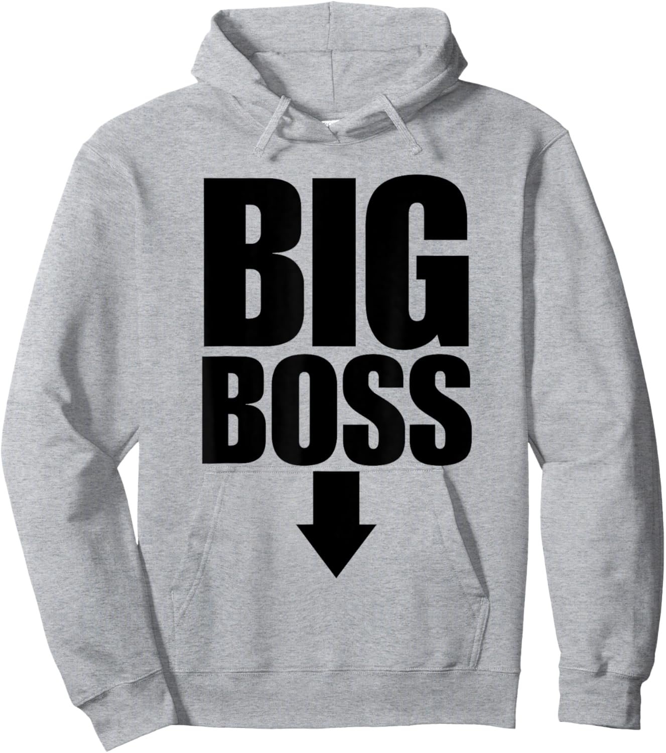 Funny Big Boss Hoodie - Hoodie | Ash