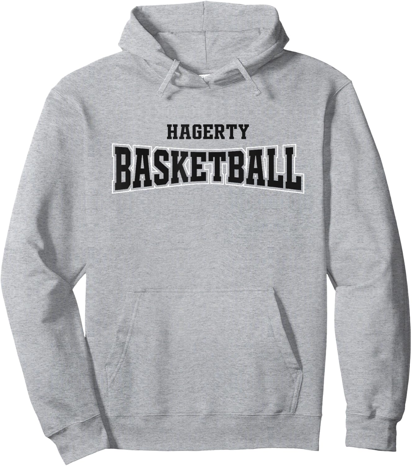 Hagerty High School Basketball Warp HS Hoodie - Hoodie | Ash