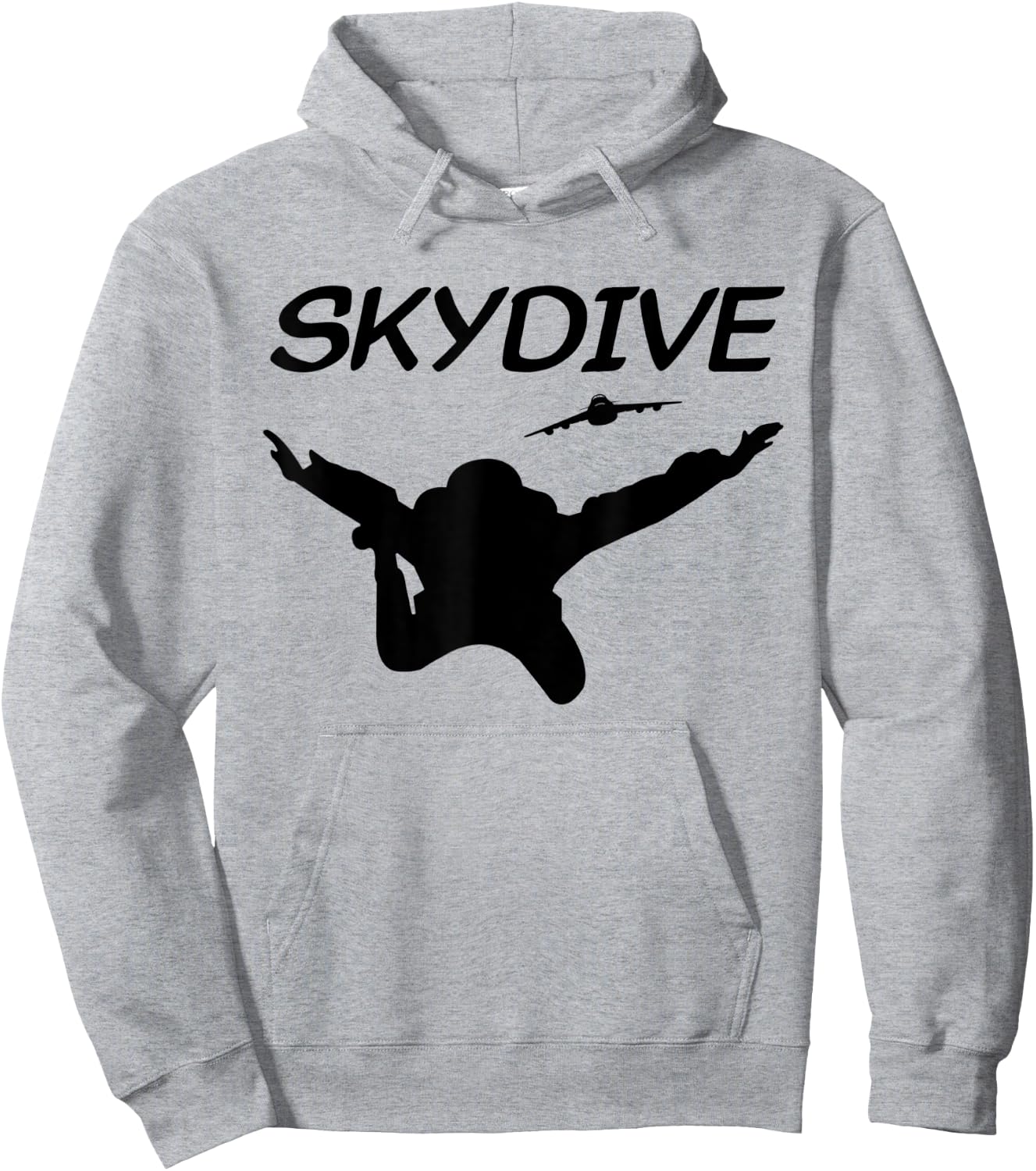 Skydiver Skydiving Falling Parachutist Hoodie - Hoodie | Ash