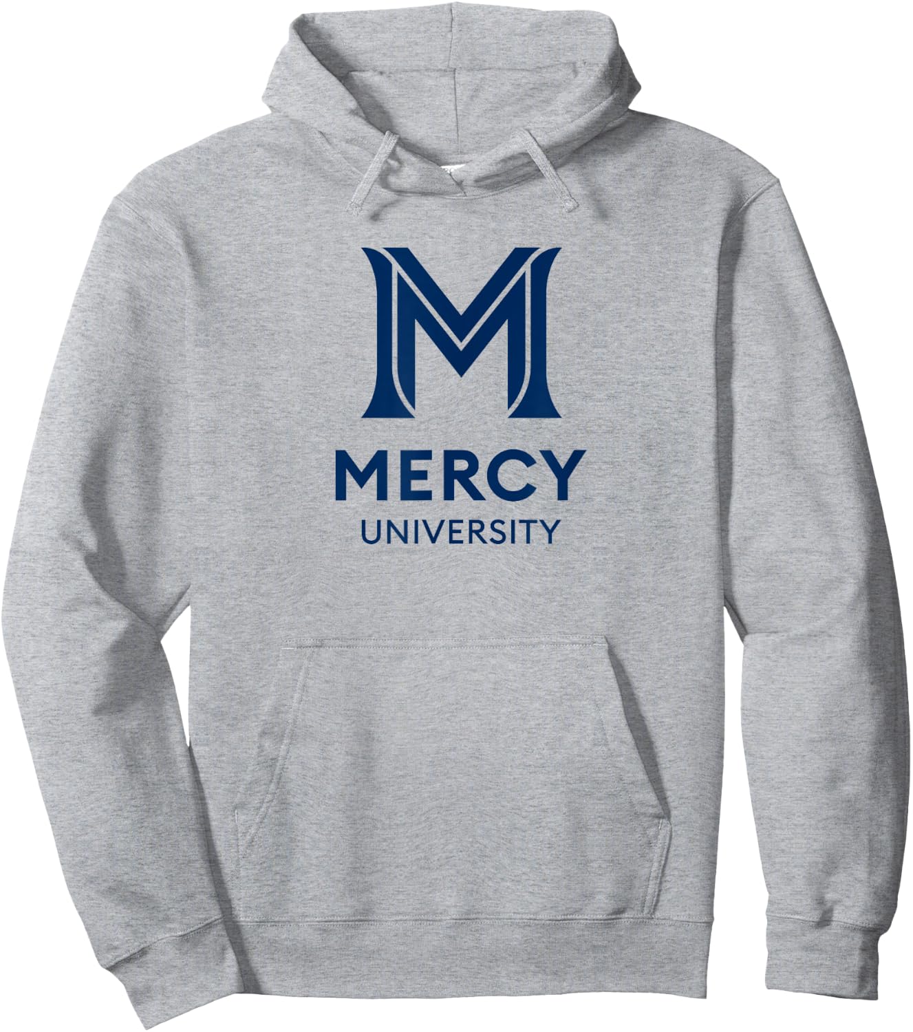 Mercy University Mavericks M Logo Hoodie - Hoodie | Ash