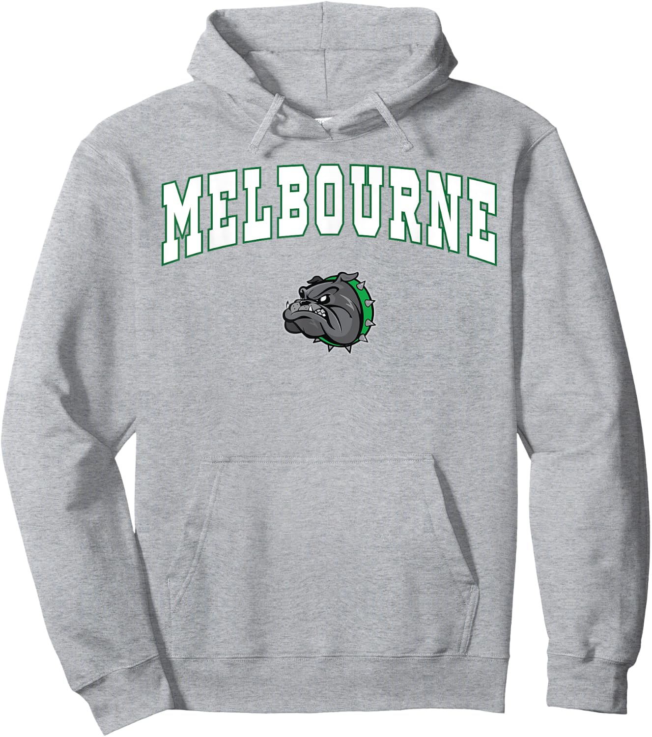 Melbourne High School Bulldogs Hoodie - Hoodie | Ash