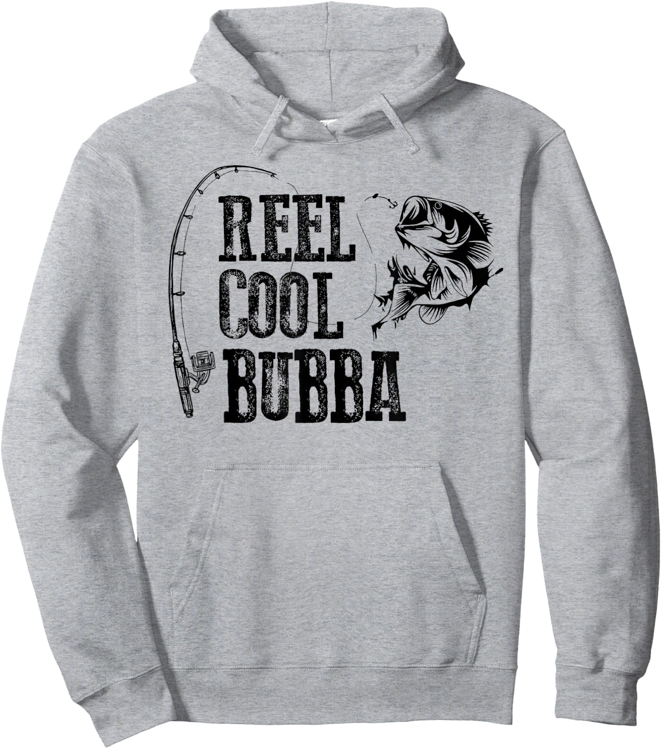Bubba Fishing: Reel Cool Bubba Funny Gift Hoodie - Hoodie | Ash