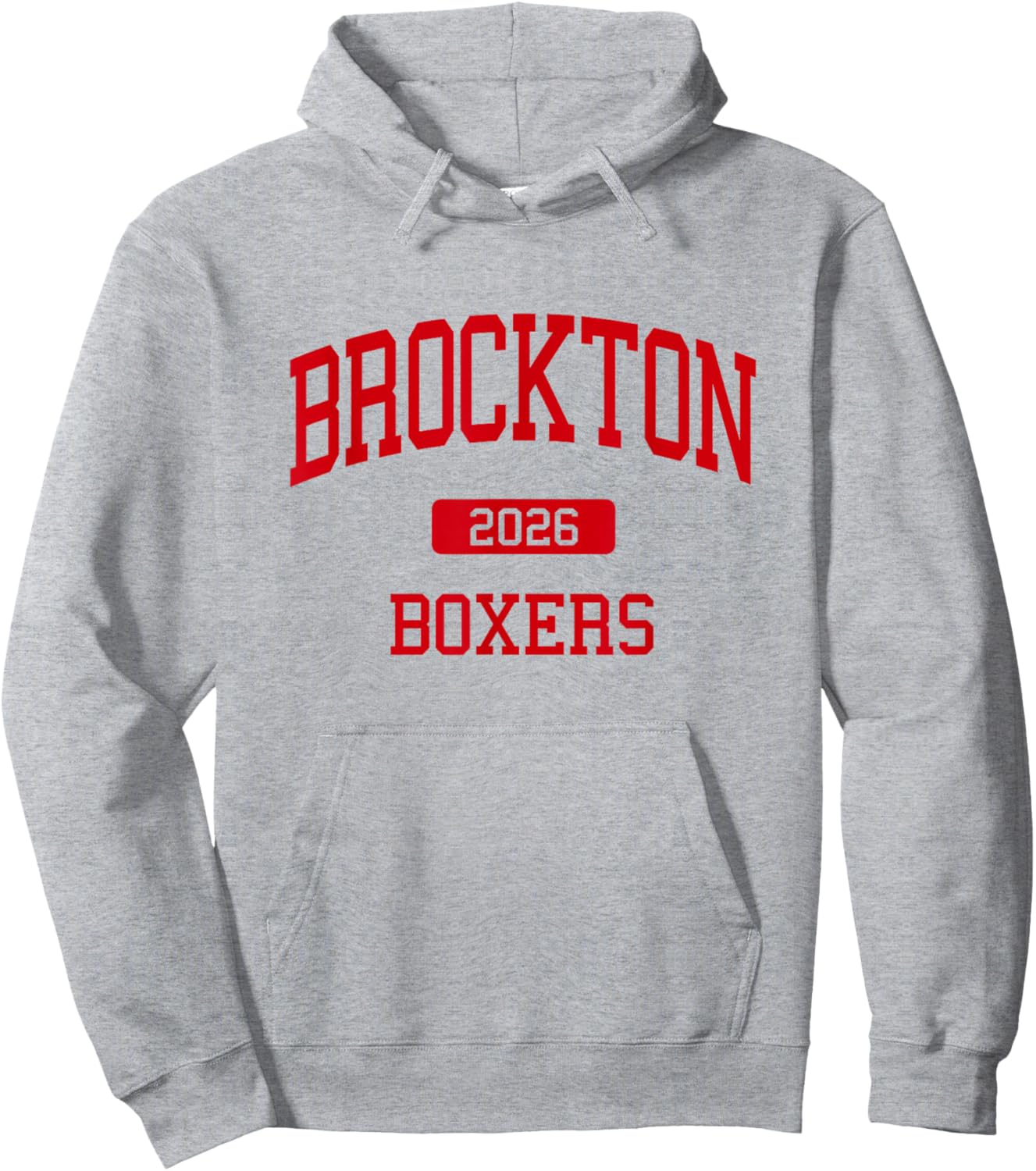 Brockton High School Class of 2026 Brockton MA Hoodie - Hoodie | Ash