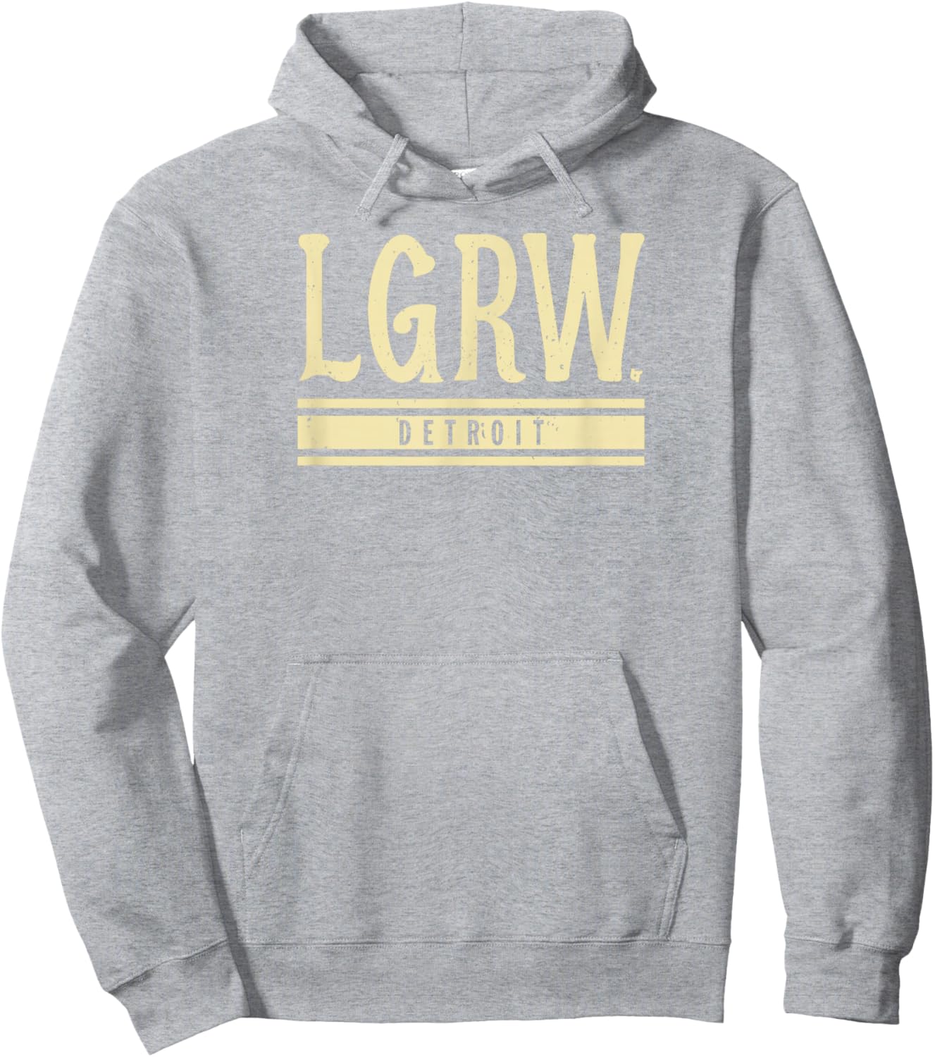 LGRW - Detroit Hockey Hoodie - Hoodie | Ash
