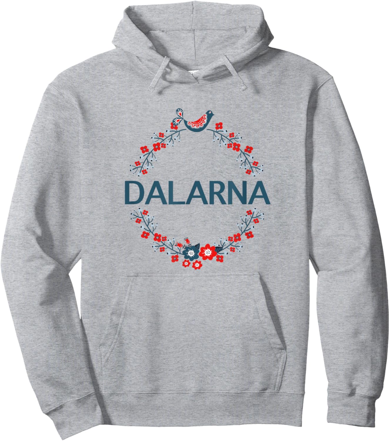 Dalarna Sweden Sverige Hoodie - Hoodie | Ash