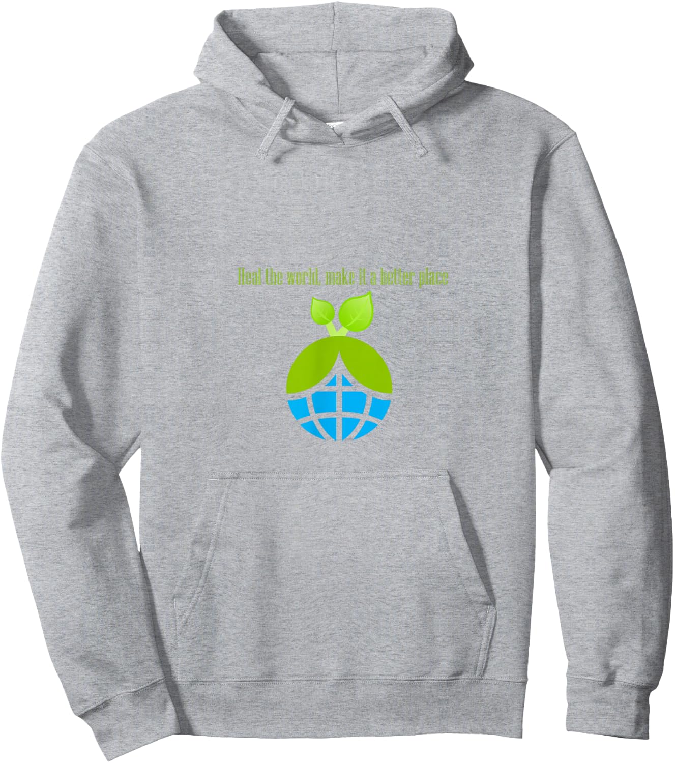 Heal The World, Make it a Better Place Hoodie - Hoodie | Ash
