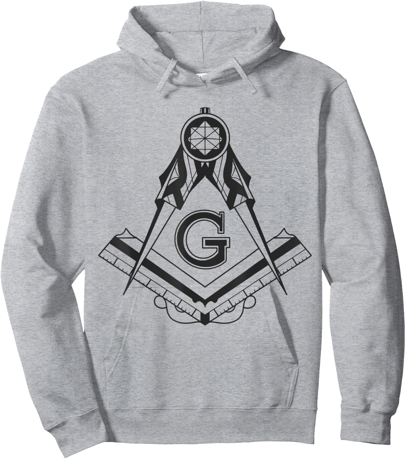 Freemason Emblem Hoodie - Hoodie | Ash
