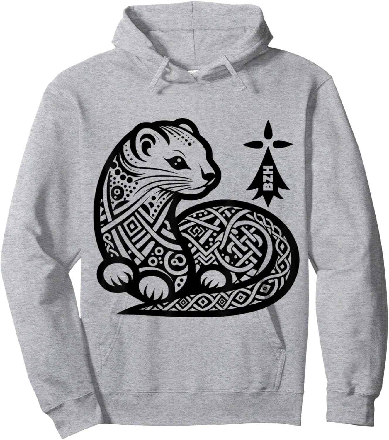 L'Hermine Breton Hoodie - Hoodie | Ash
