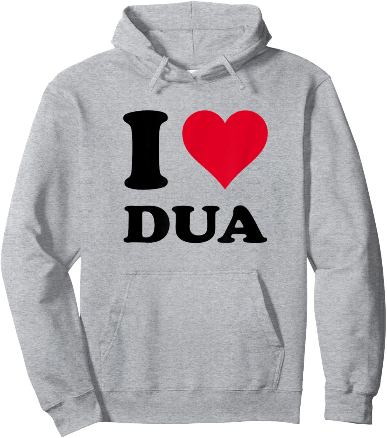I Love Dua Hoodie - Hoodie | Ash