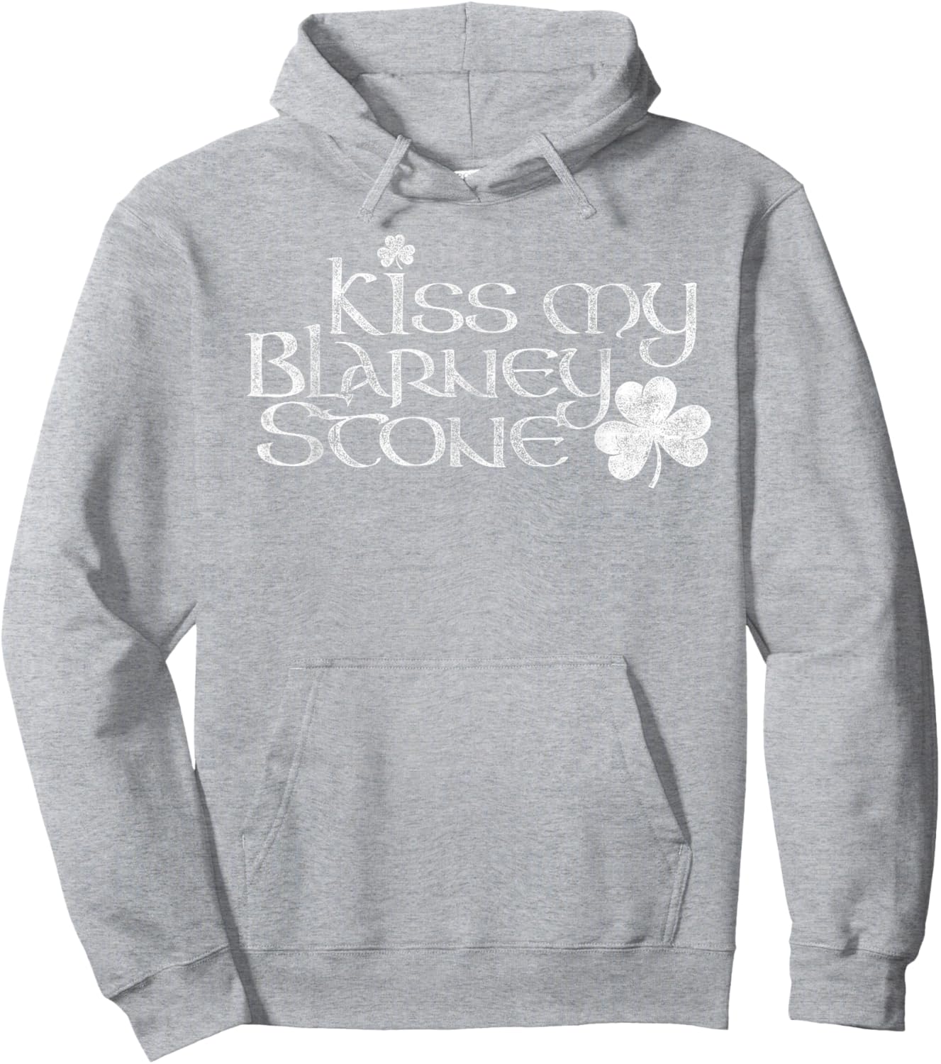 Kiss My Blarney Stone St Patrick's Day theme Hoodie - Hoodie | Ash