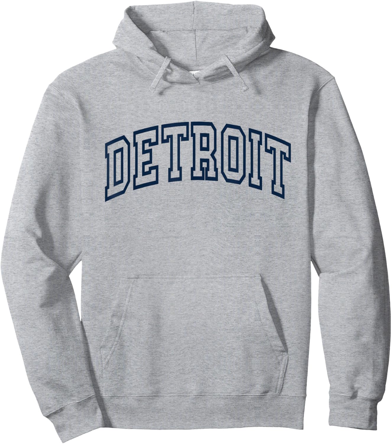 DETROIT - Throwback Design - Classic Hoodie - Hoodie | Ash