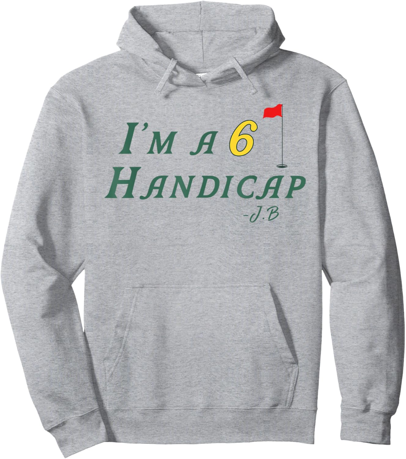 I'm A 6 Handicap Golf Vintage Biden Debate Hoodie - Hoodie | Ash
