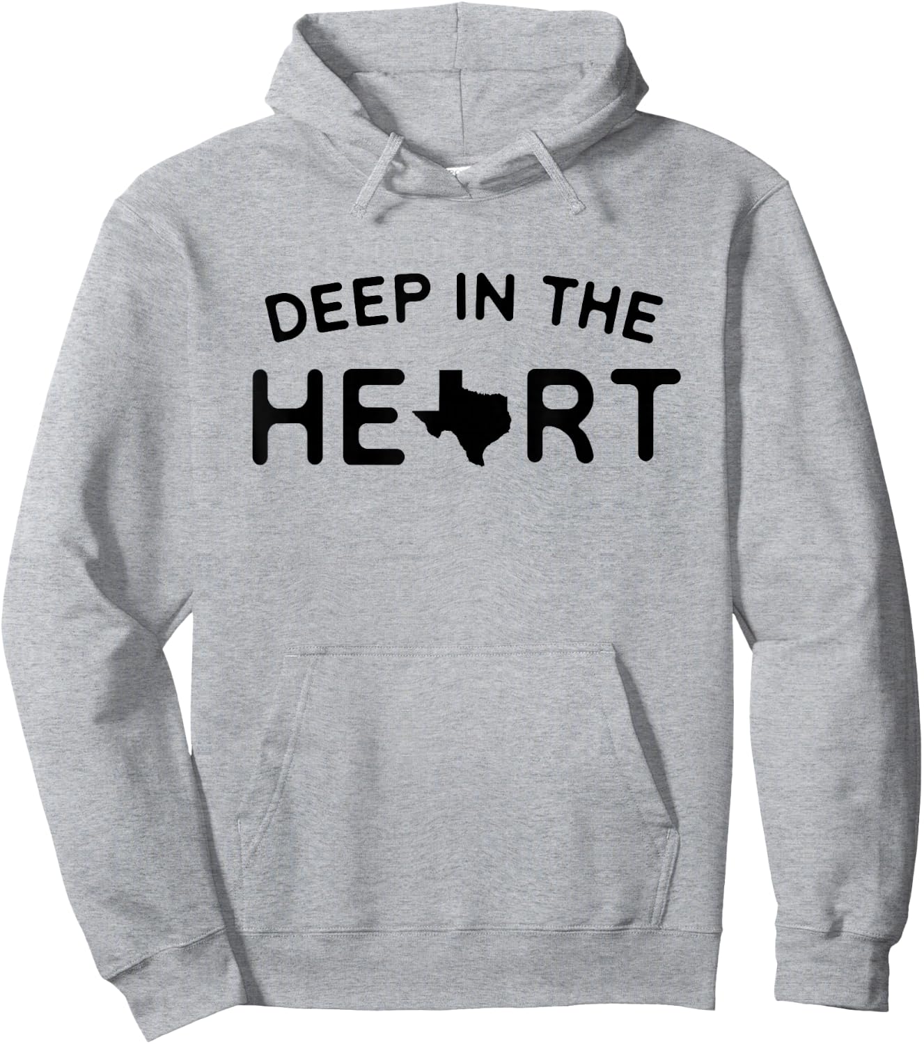 Deep In The Heart Of Texas - Love Texas Hoodie - Hoodie | Ash
