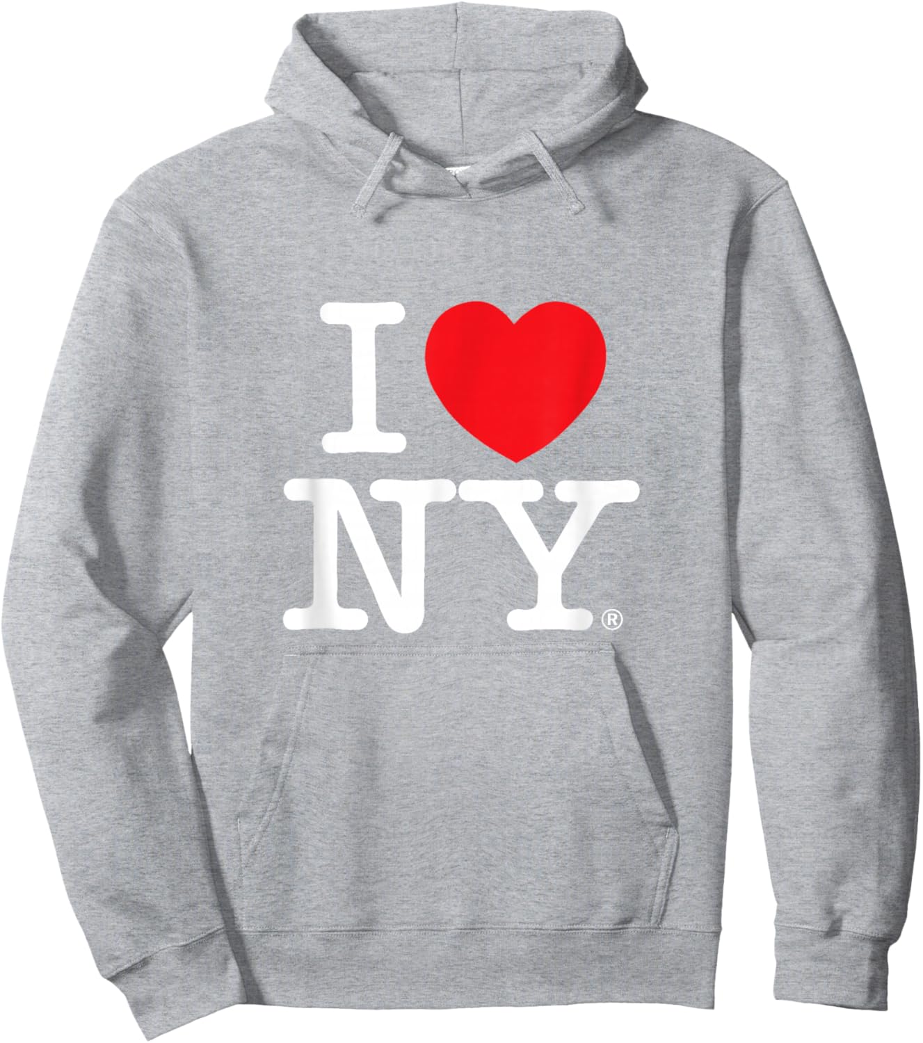 I LOVE NY Classic Logo Hoodie - Hoodie | Ash