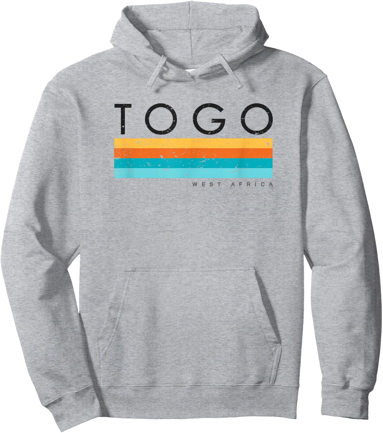 Vintage Togo West Africa Retro Design Hoodie - Hoodie | Ash