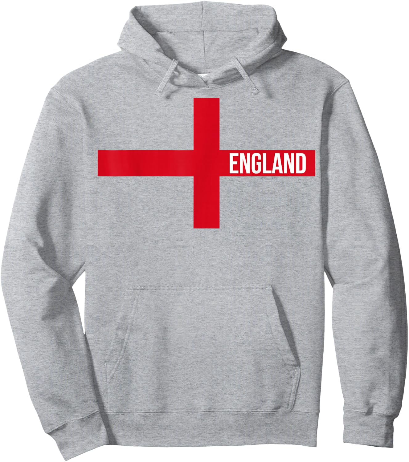 England Flag Saint George's Cross English Hoodie - Hoodie | Ash