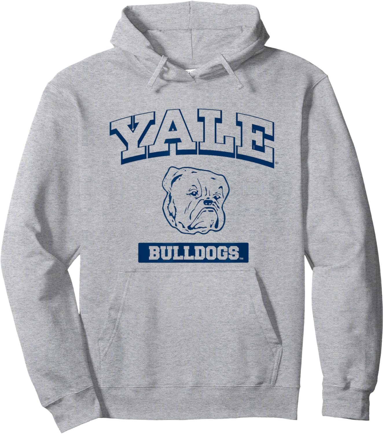 Yale University Blue Bulldogs Hoodie - Hoodie | Ash
