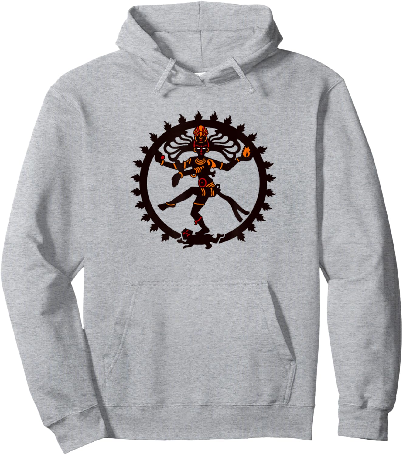 Lord of Dance Shiva Nataraja Hoodie - Hoodie | Ash