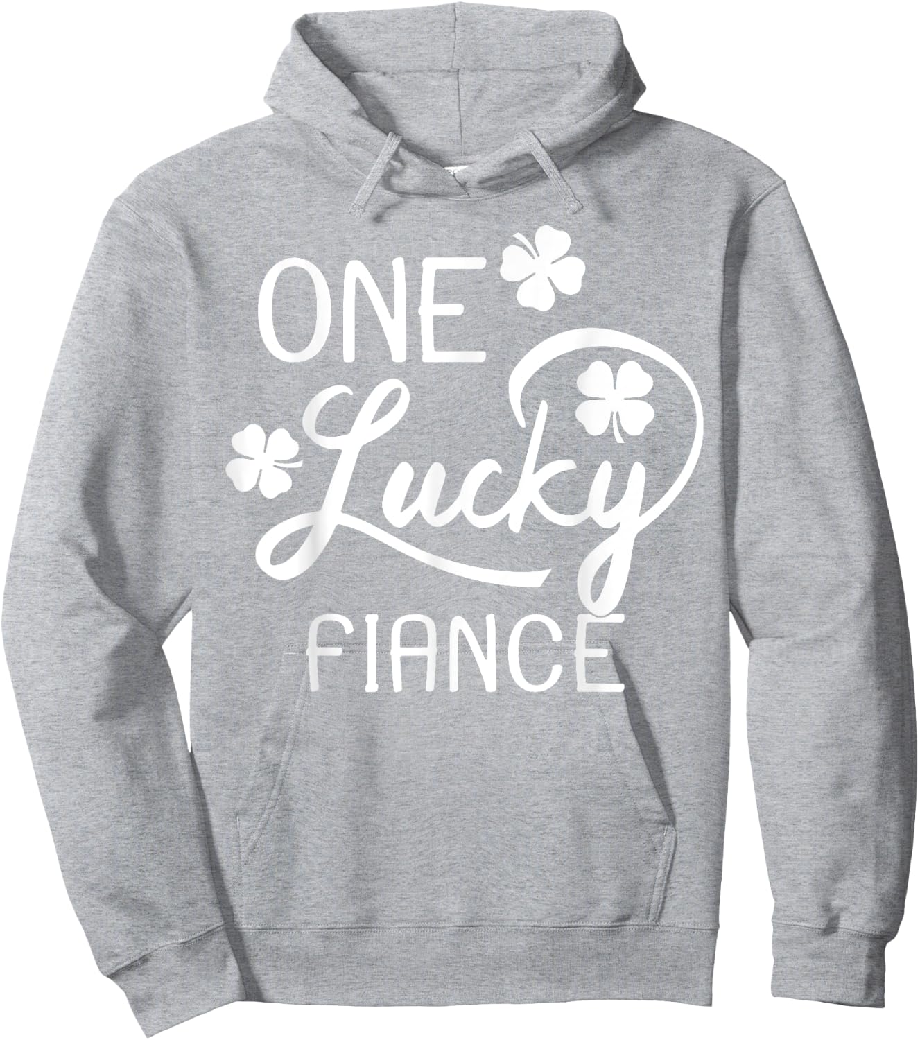 One Lucky Fiance St. Patrick's Day Hoodie - Hoodie | Ash