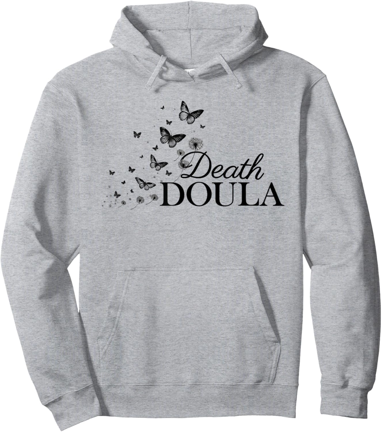 Death Doula End Of Life Doula Hospice Nurse Hoodie - Hoodie | Ash