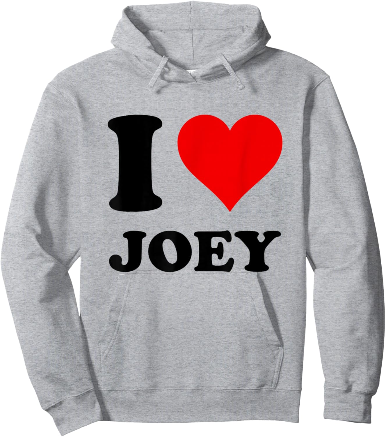 I Love Joey Hoodie - Hoodie | Ash