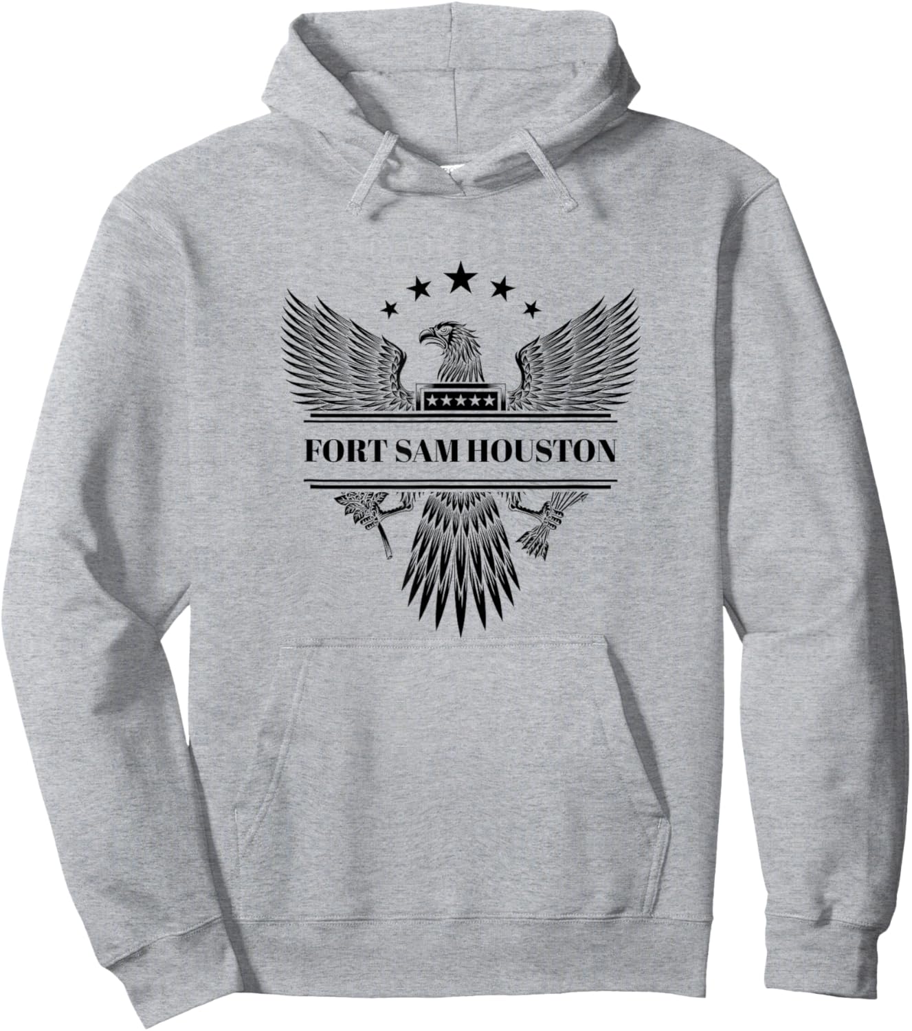 Fort Sam Houston Military Base Hoodie - Hoodie | Ash