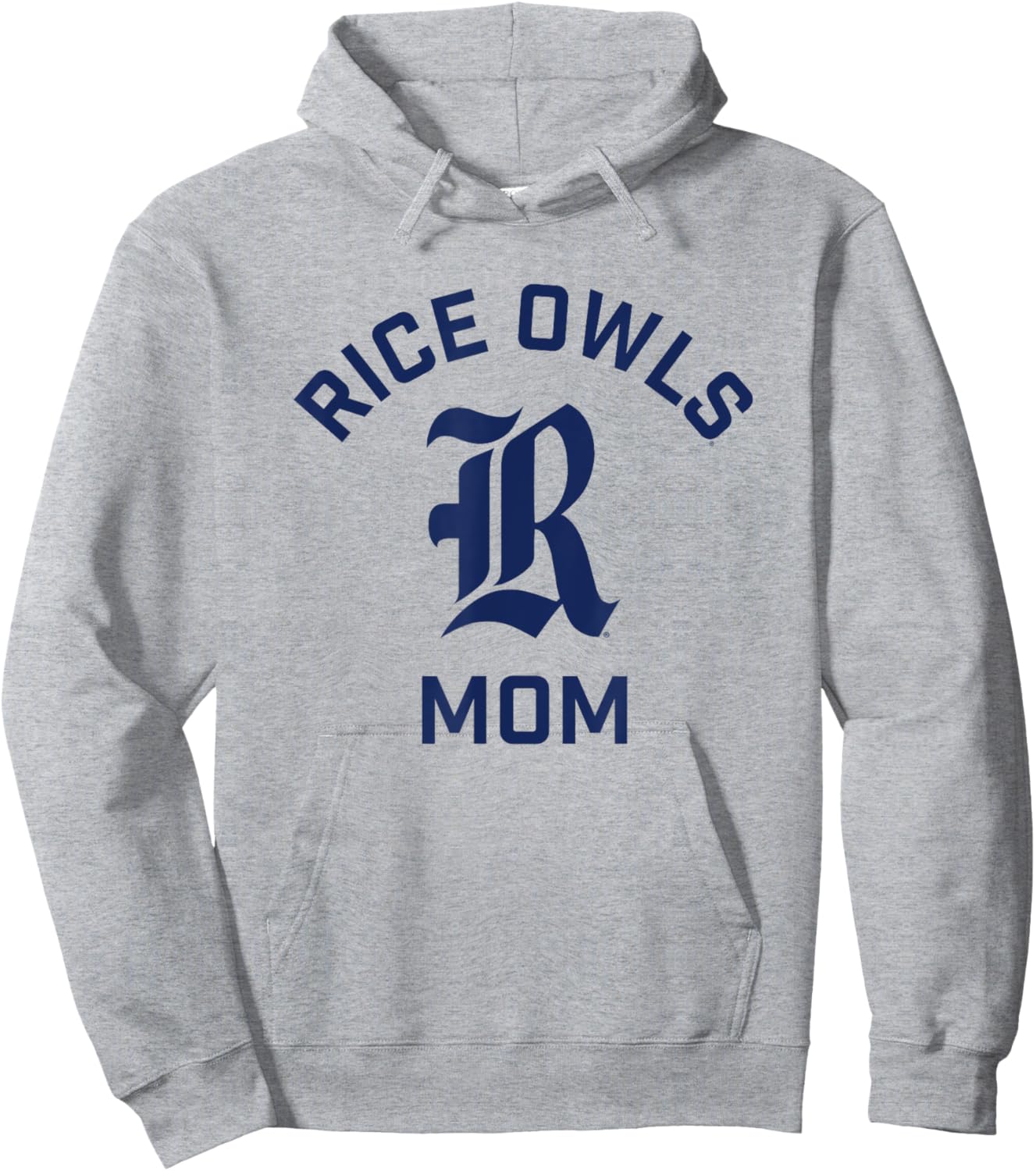 Rice University Owls Arched Mom Hoodie - Hoodie | Ash