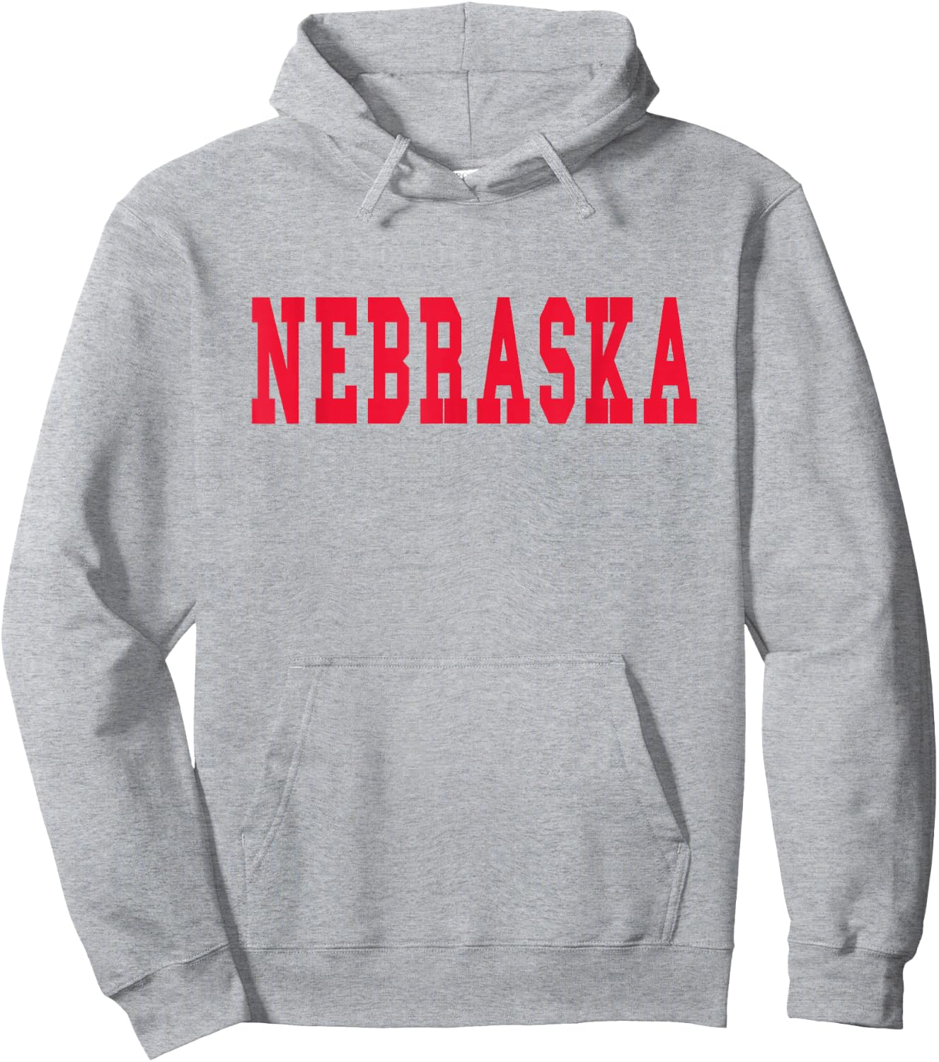 Nebraska - Throwback Design - Classic Hoodie - Hoodie | Ash