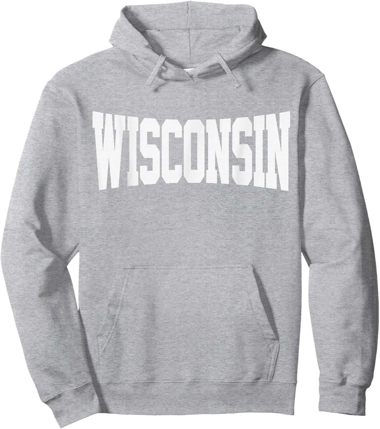 Vintage Wisconsin Wisconsin Red Retro Wisconsin Hoodie - Hoodie | Ash