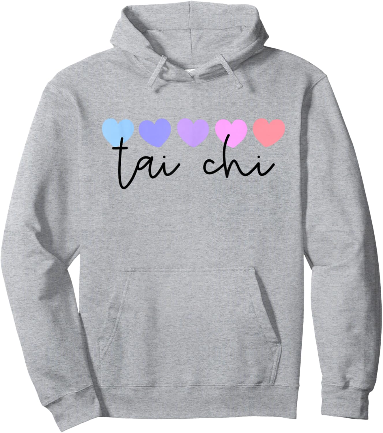 Tai Chi Lover Heart Women Girls or Mom Hoodie - Hoodie | Ash