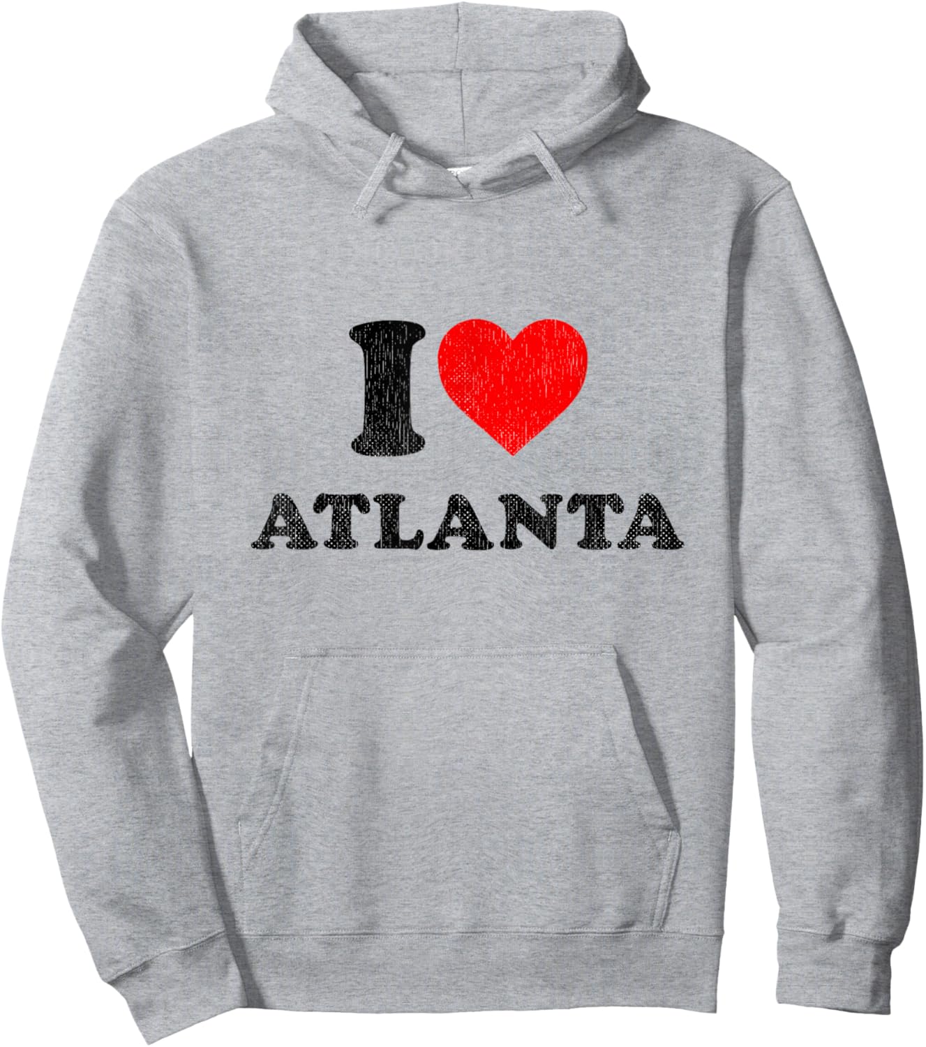 I Heart ATL Souvenir I Love Atlanta Hoodie - Hoodie | Ash