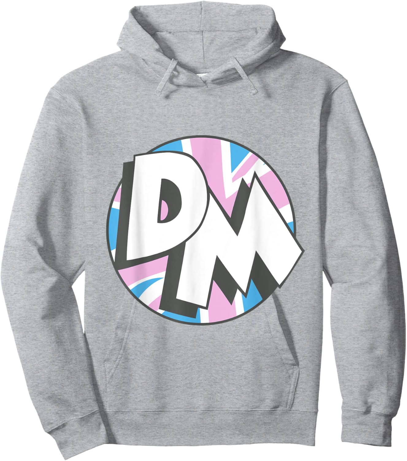 Danger Mouse Initials Union Jack Hoodie - Hoodie | Ash