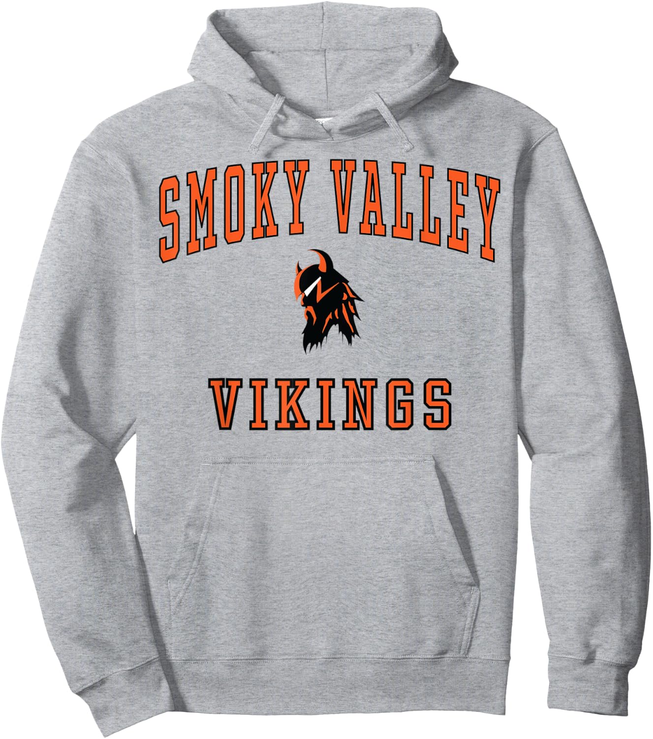 Smoky Valley High School Vikings C1 Hoodie - Hoodie | Ash