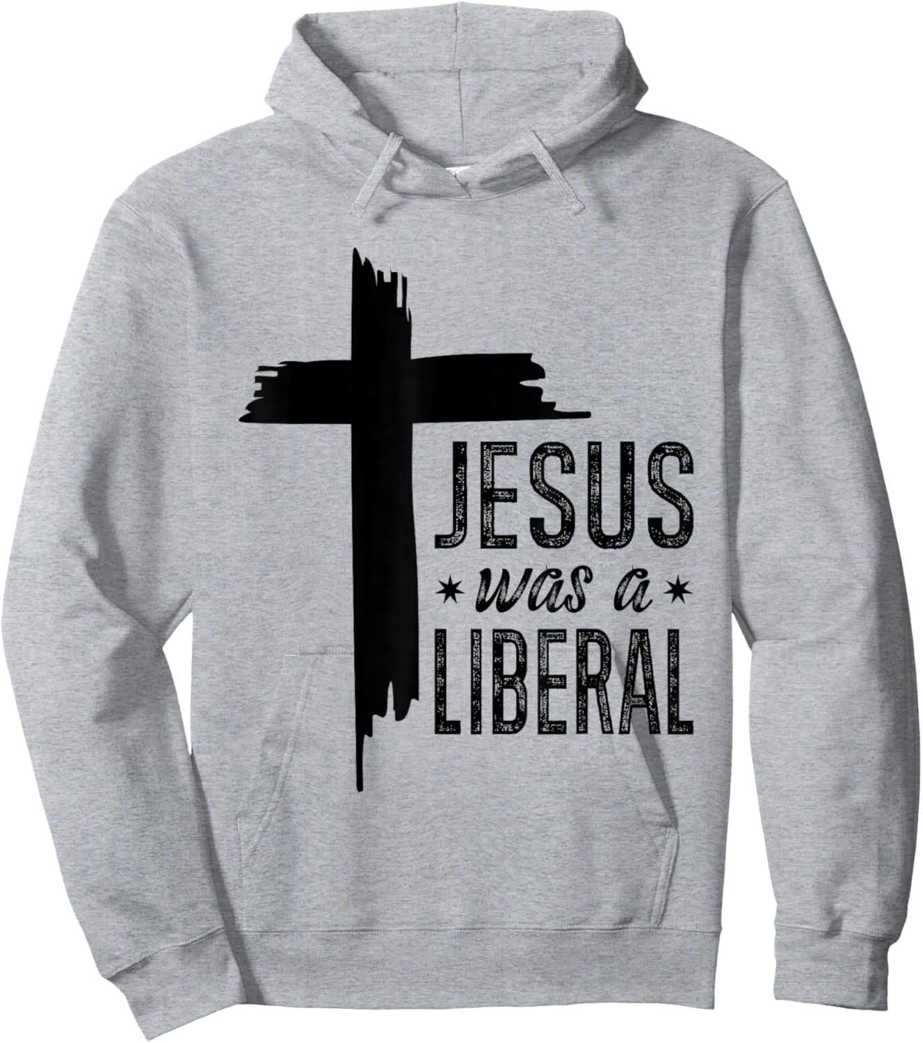 Jesus Was A Liberal - Honest Christian Jesus Hoodie - Hoodie | Ash