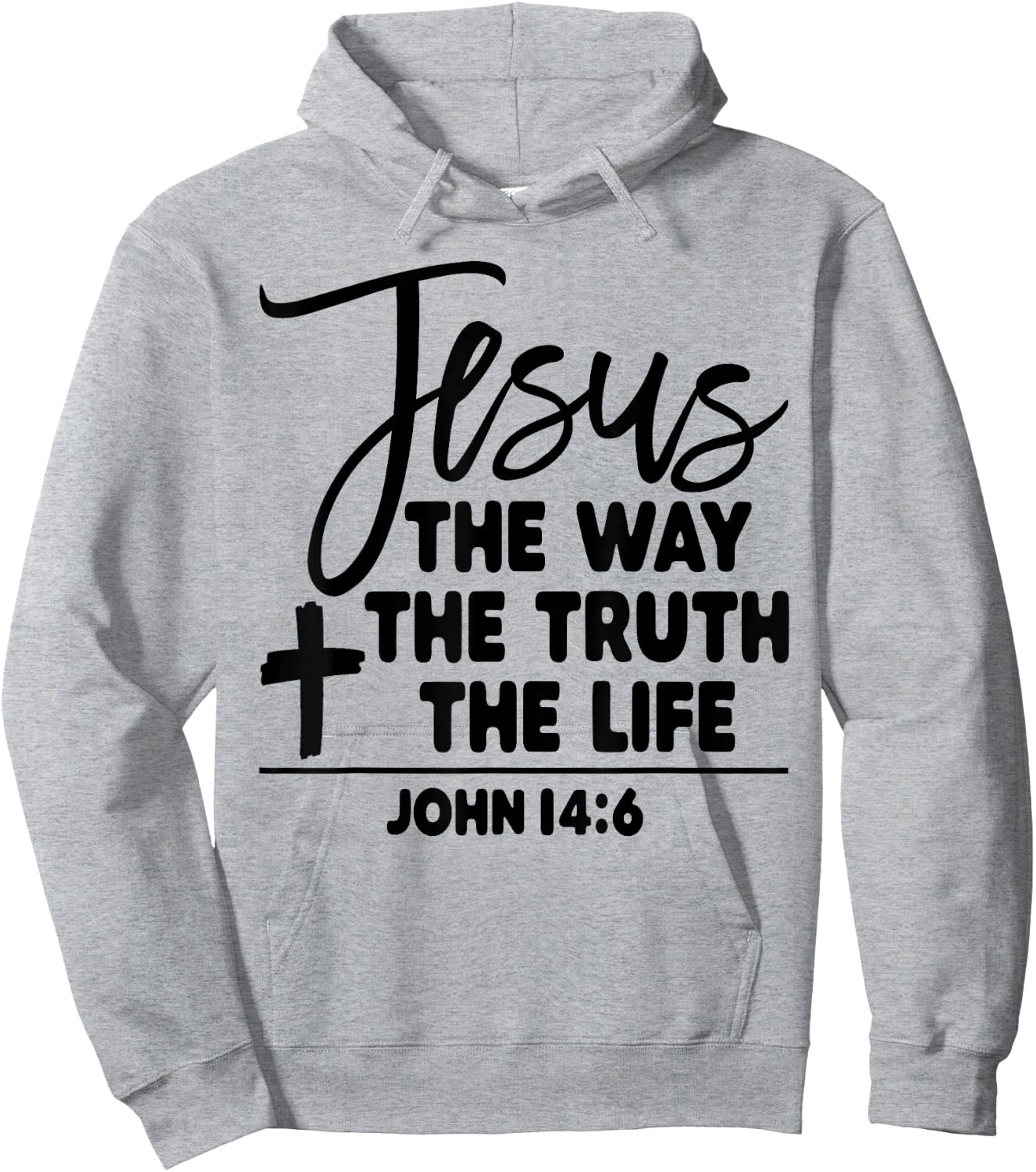 Jesus The Way The Truth The Life Bible Pride Hoodie - Hoodie | Ash